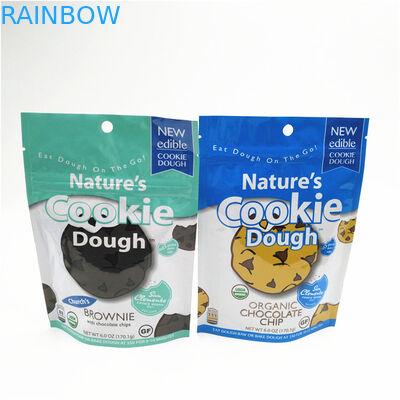 1.2C CMYK Aperatif Gıda Ambalaj Torbaları Gravür Fermuarlı Açılıp Kapanabilir