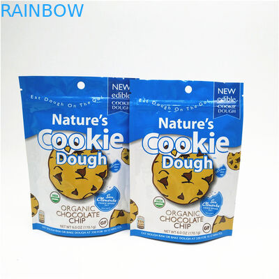 1.2C CMYK Aperatif Gıda Ambalaj Torbaları Gravür Fermuarlı Açılıp Kapanabilir