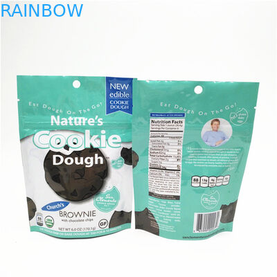 1.2C CMYK Aperatif Gıda Ambalaj Torbaları Gravür Fermuarlı Açılıp Kapanabilir