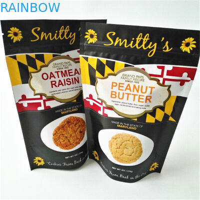 Snake Doypack Gıda Ayaklı Torbalar 12C CMYK MOPP Plastik Fermuarlı Çanta