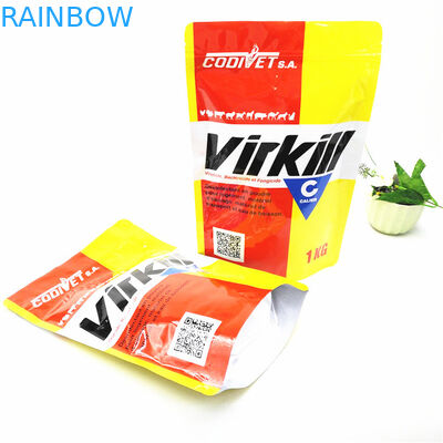 CMYK MOPP Plastik Koku Korumalı Torbalar Patlamış Mısır Stand Up 110mic