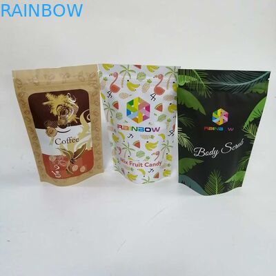 Lamine VMPET Alüminyum Folyo Stand Up Çanta Plastik Mylar Fermuarlı Çanta Nem Geçirmez