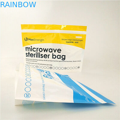 Parlak Stand Up Poşet Aylık Bardak Sterilizasyon Bebek Maması Paketleme Torbası