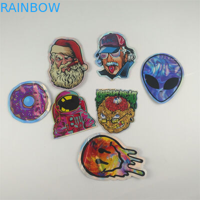 Gummies Jolly Esrar Fermuarlı Kese Çantalar Kalıp Kesim Şekli 7g