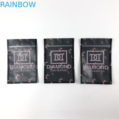 Yeniden Kapanabilir Mylar Alüminyum Folyo Zip Kilit Plastik Torba Üç Taraflı Conta