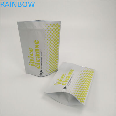 Stand Up Doypack Tütün Ambalaj Kılıfı Logolu Sıcak Mühürlü Fermuar Paketi