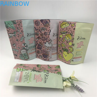 Alüminyum Folyo Doypack Koku Korumalı Çay Gıda Fermuarlı Paketleme Torbaları