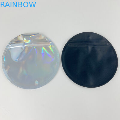 Açılıp Kapanabilir Holografik Mylar Alüminyum Folyo Torbalar Kalıp Kesim Özel Şekilli 3.5G