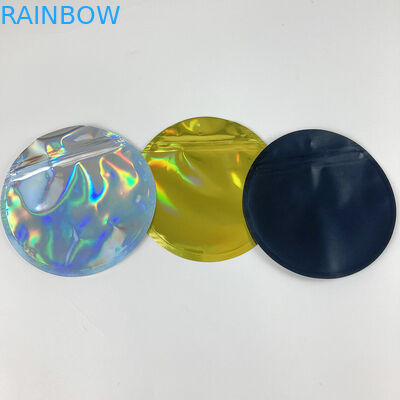 Açılıp Kapanabilir Holografik Mylar Alüminyum Folyo Torbalar Kalıp Kesim Özel Şekilli 3.5G