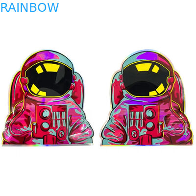 Daire Düzensiz Açılıp Kapanabilir Kalıp Kesim Şeker Kılıfı Özel Şekil Mylar Çanta 3.5G 7G