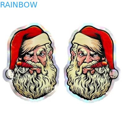 Daire Düzensiz Açılıp Kapanabilir Kalıp Kesim Şeker Kılıfı Özel Şekil Mylar Çanta 3.5G 7G