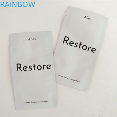 Isı Yalıtımlı Kozmetik Numune Paketleme Poşetleri Düz Kese Mylar Folyo 3 Taraflı Mühür Torbaları