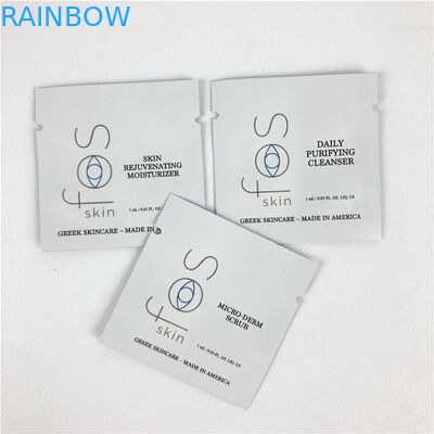 Fermuarlı Mini Kraft Kağıt Kozmetik Kılıfı Ambalajı Boş Folyo Kahve Çay Hapı Poşet