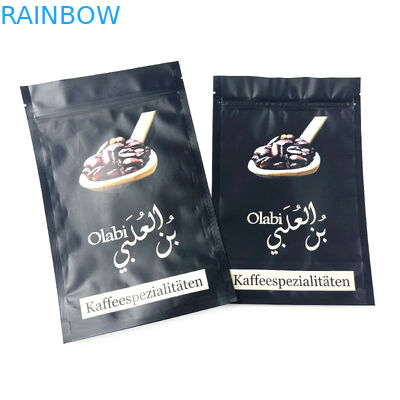 Dijital Baskı Özel Mylar 8oz Kahve Çekirdekleri Paketleme Fermuar Kılıfı