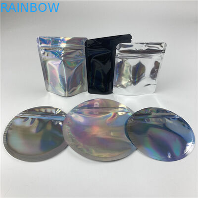 Plastik Yuvarlak Ayaklı Fermuar Kılıfı Runtz Edibles Kalıp Kesim Şekilli Mylar Çanta 3.5g