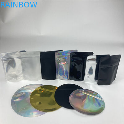 Plastik Yuvarlak Ayaklı Fermuar Kılıfı Runtz Edibles Kalıp Kesim Şekilli Mylar Çanta 3.5g