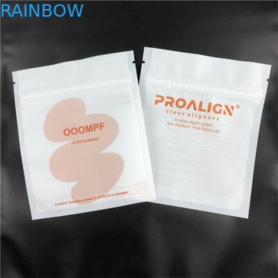 Diş Hizalayıcı için Düz Özel Baskılı Plastik Torbalar Ambalaj
