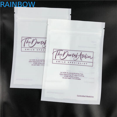 Tek Taraflı Şeffaf Özel Baskılı Düz ​​Hizalayıcılar Mylar Mat Ambalaj Torbaları