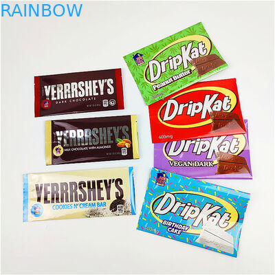 Çikolata Bar 400mg için Özel Baskılı Mylar Edibles Snack Çanta Ambalaj