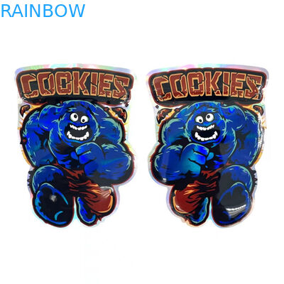 Düzensiz Açılıp Kapanabilir Zip Kilit Mylar Çantalar Şeker Plastik Kese