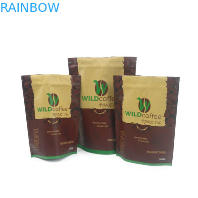 Özel Mylar Koku Korumalı Snack Çanta Ambalajı Fermuarlı Kahve Poşeti Kratom