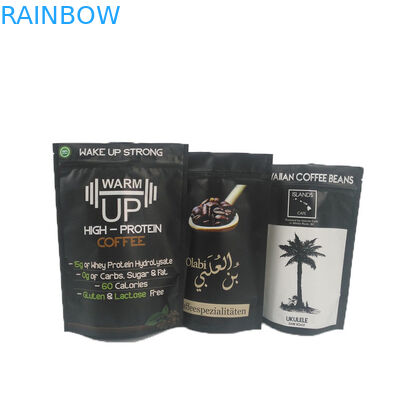 Özel Mylar Koku Korumalı Snack Çanta Ambalajı Fermuarlı Kahve Poşeti Kratom