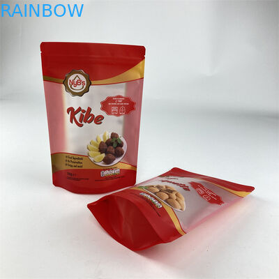 Özel Gıda Yenilebilir Ayakta Kese Kuruyemiş Kaju Fıstık Ambalajı Temizle Zip Kilit Kılıfı