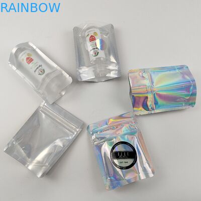 Açılıp Kapanabilir Çocukların Açamayacağı Kilitli Ambalaj Torbaları Temizle Ön Folyo Geri Yemek İçin Yenilebilir