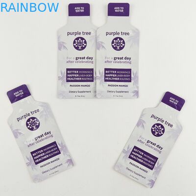 Dijital Baskı Folyo Ambalaj Torbası Düzensiz Plastik Kalıp Kesim Yenilebilir Gıda Fermuar Kılıfı