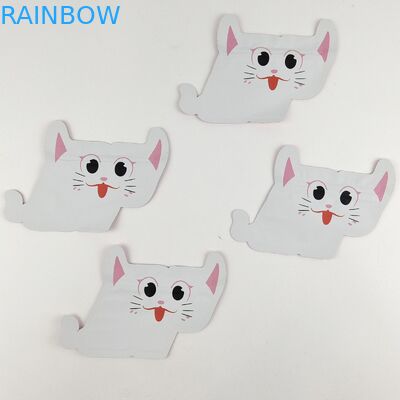 Özel Şekilli Özel Baskılı Mylar Çantalar Fermuarlı Kalıp Kesim Düzensiz Kese