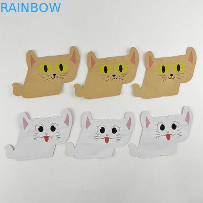 Şeker Kurabiyeleri Mylar Kilitli Dik Duran Çantalar Özel Şekil Dik Duran Kilitli Torbalar