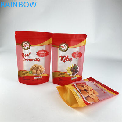 Özel Baskılı Plastik Kuru Meyve Paketleme Torbaları Mango Muz Cipsleri İçin Ayağa Kalkıyor