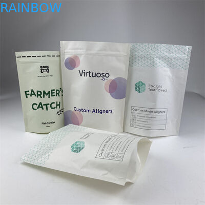 Diş Şeffaf Hizalayıcılar Mylar Ambalaj Torbaları MOPP Kraft Kağıt PE Tek Taraflı Şeffaf