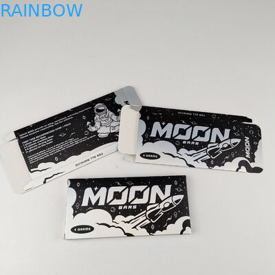 Çikolatalı Şeker Bar Gıda Ambalaj Kağıt Kutusu Özel Baskı Karton Gıda Kutuları