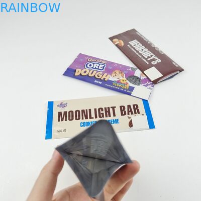 Özel Baskılı Mylar Fermuarlı Çantalar Çikolata Paketleme Torbaları Nem Geçirmez