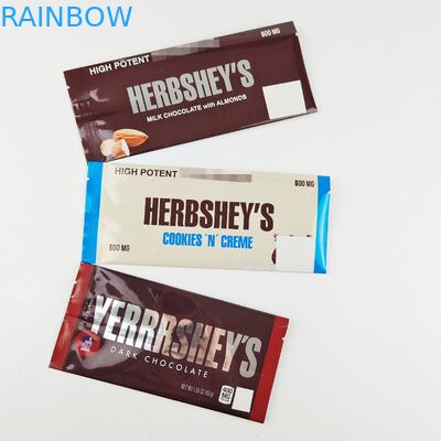 600mg Çikolata Paketleme Kılıfı Özel Logo Folyo Çanta Çikolata Paketleme Poşetleri