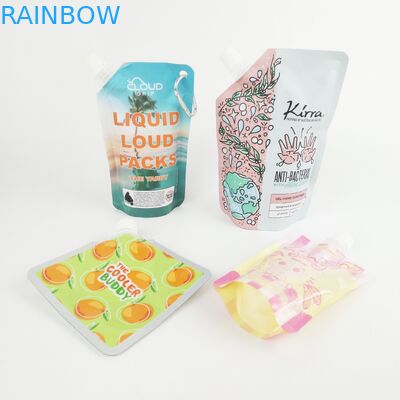 Özel Şampuan Ağızlı Kese Ambalajı Kozmetik Ağızlı Sıvı Stand Up Torbalar