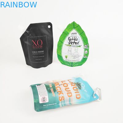 Özel Şampuan Ağızlı Kese Ambalajı Kozmetik Ağızlı Sıvı Stand Up Torbalar