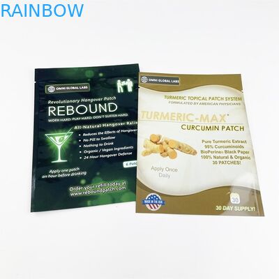 Biyobozunur Folyo Kraft Kağıt Boş Poşet Çantalar Kozmetik Örnekleri Üç Taraflı Mühürlü Çanta