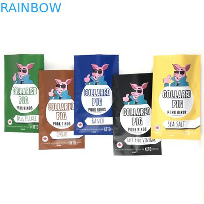 35g Gıda Mylar Çanta Ambalajını Özelleştirme Esrar Plastik Mylar Stand Up Torbalar