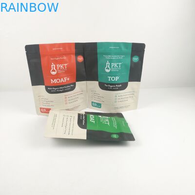 Stand Up Alüminyum Ambalaj Torbaları Atıştırmalıklar Tütün Baharatı Açılıp Kapanabilir Kilitli Torbalar