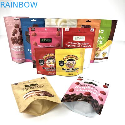 Dijital Ambalaj 3.5g Yenilebilir Gıda Stand Up Çanta Kilitli Koku Korumalı Plastik Torba