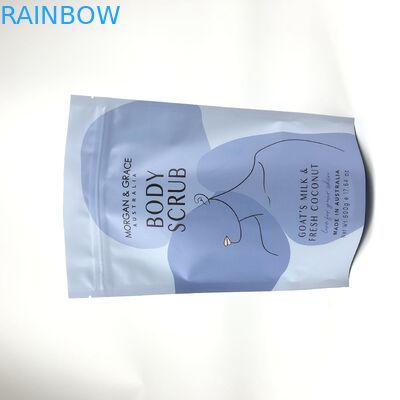 Fermuar Mylar Ayakta Torbalar Gravnre Vücut Ovma Banyo Tuzu İçin Baskı