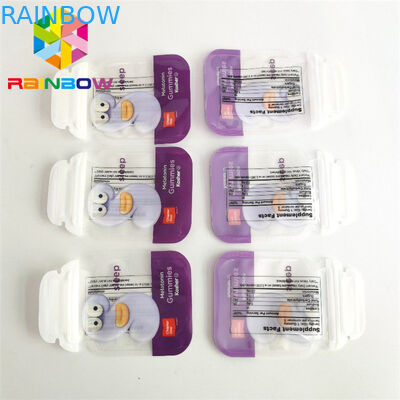 Yumuşak Dokunuşlu Yenilebilir Gıda Paketleme Çantası 3.5g Çerez Özel Şekil Kalıp Kesim Mylar Çantalar