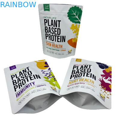 3.5g Koku Geçirmez Özel Çerez Şeker Gıda Sınıfı Zip Kilitli Çanta Beyaz Folyo