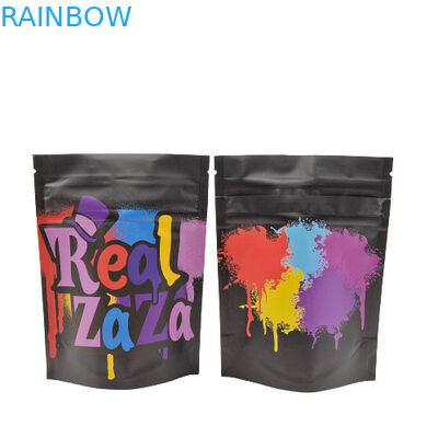 Yenilebilir Gıda Ambalajı İçin Özelleştirilmiş Mylar Alüminyum Folyo Zip Kilit Çantası