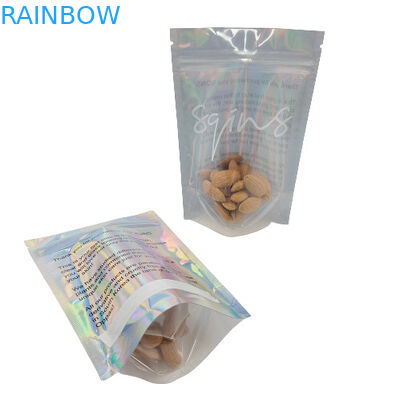Yenilebilir Gıda Ambalajı İçin Özelleştirilmiş Mylar Alüminyum Folyo Zip Kilit Çantası