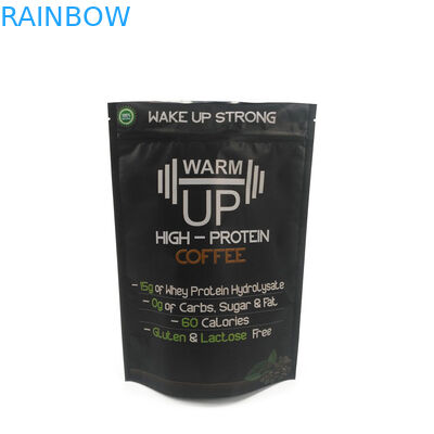 Kahve Çay Paketleme Beyaz Buzlu Kilitli Çanta Logonuzla Koku Geçirmez