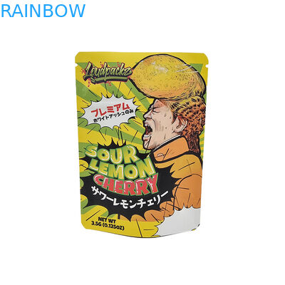 Ayakta Atıştırmalık Yiyecek Plastik Poşet Fermuarlı Mylar Poşet Ambalaj Şeker Kurabiye