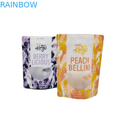 Ayakta Atıştırmalık Yiyecek Plastik Poşet Fermuarlı Mylar Poşet Ambalaj Şeker Kurabiye